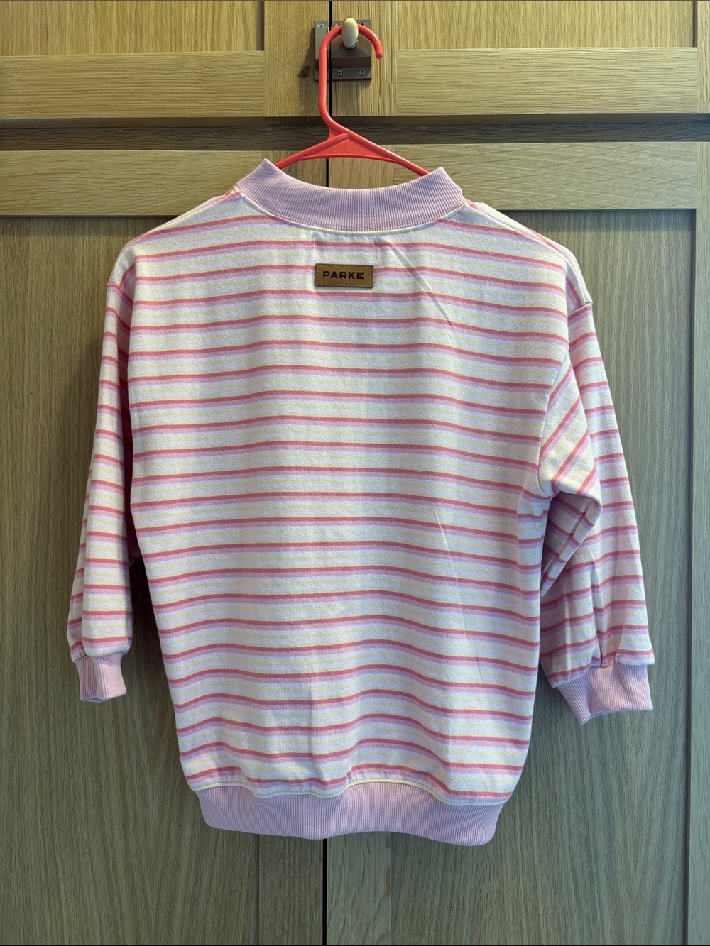Parke It’s A Girl Stripe Mockneck Kids Pullover